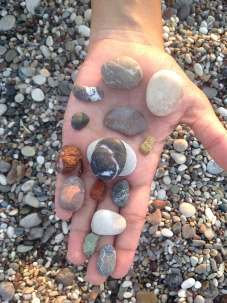 Pebbles from the beach